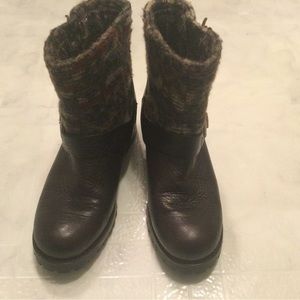 Woolrich tweed Chelsea ankle boots